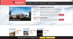 Desktop Screenshot of cottagesingoa.com